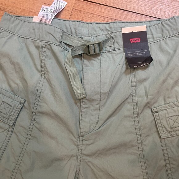 035 Levis X Free People Convertible Cargo Pants in Jade NWT Size 28 - Picture 6 of 12